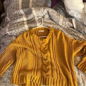 gold aeropostale sweater